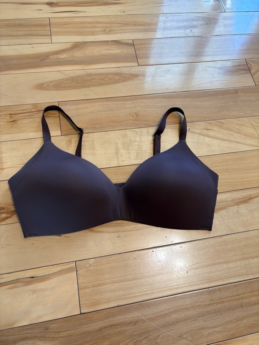 Knix wingwoman wireless Bra in Chocolate Brown size 5